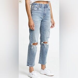 DAZE Straight Up High rise Crop Jeans